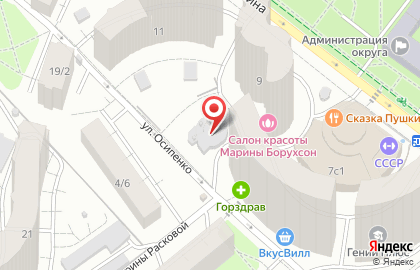 Подземный паркинг в Москве на карте