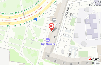 Банк Санкт-Петербург на Зарайской улице на карте