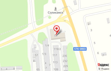 Автосервис FIT SERVICE на улице Матросова в Соликамске на карте