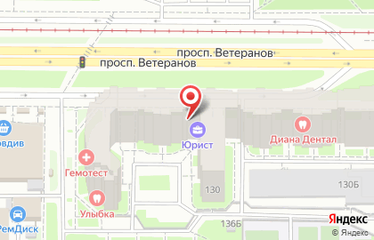 Магазин-салон Стиль-шторы в Красносельском районе на карте