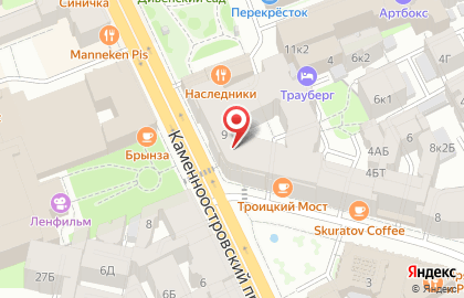 Парикмахерский Рай на Каменноостровском проспекте на карте