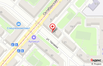 Дистрибьюторный центр Tupperware на Октябрьской улице на карте