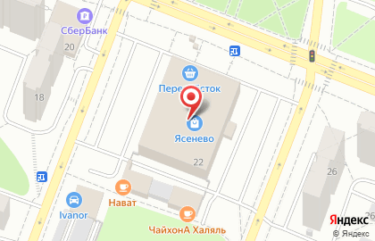 Барбершоп TOPGUN в ТЦ Ясенево на карте