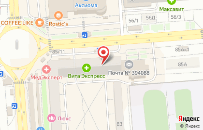 Салон оптики Славянская оптика на улице Генерала Лизюкова на карте