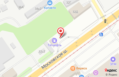 АЗС Роснефть на Московском шоссе, 32а на карте