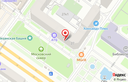 Студия немецких кухонь Nolte в Октябрьском районе на карте