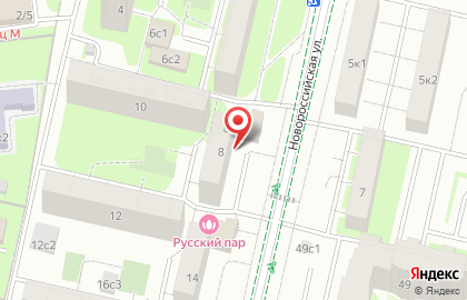 Спортивно-досуговый центр Люблино на Новороссийской улице на карте