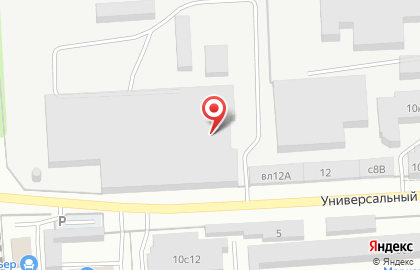 Амарант в Универсальном проезде на карте