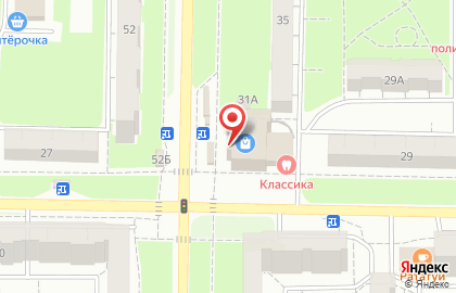 Бакинский дворик на Хрустальной улице на карте