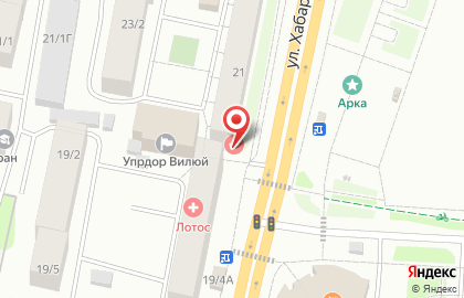 Мастерская по ремонту обуви на улице Хабарова на карте