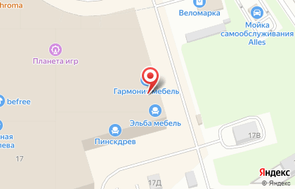 Магазин кухонь Honey на карте