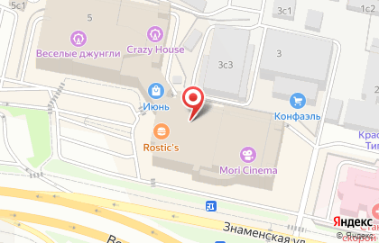 Туроператор tez Tour на Знаменской улице на карте