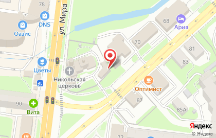 Обувной двор на Предтеченской улице на карте