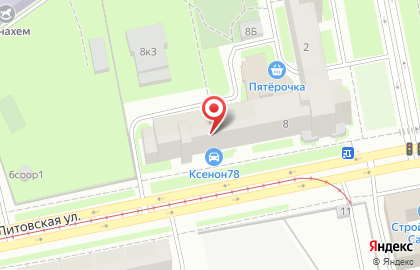 Торгово-сервисный центр Xenon78 в Выборгском районе на карте