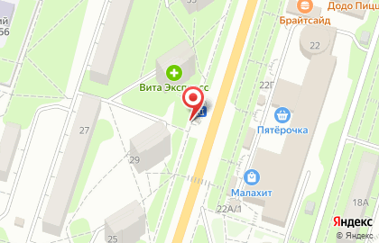 Магазин Мясное раздолье на проспекте Макеева на карте