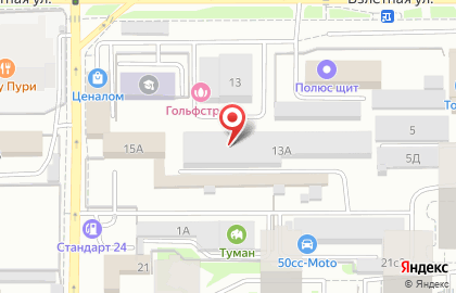 Автосервис Элегия в Советском районе на карте