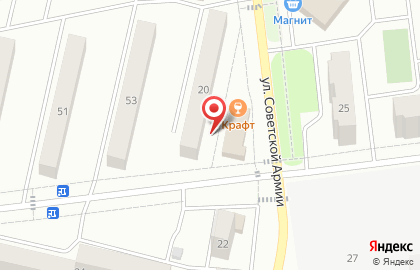 Магазин Пятёрочка в Челябинске на карте