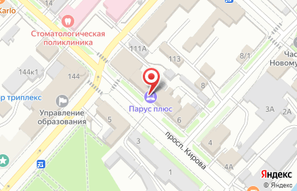 Розничный магазин КомпьютерГрад на карте