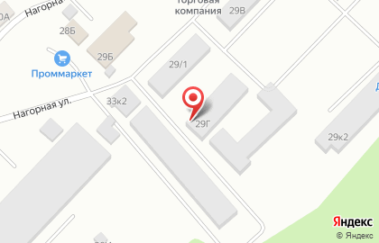 Негосударственное охранное предприятие Каскад на Нагорной улице на карте