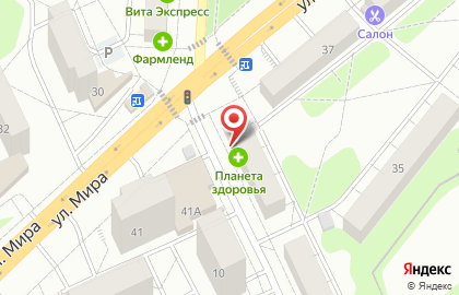 Аптека Планета Здоровья на Парковой улице, 5 на карте