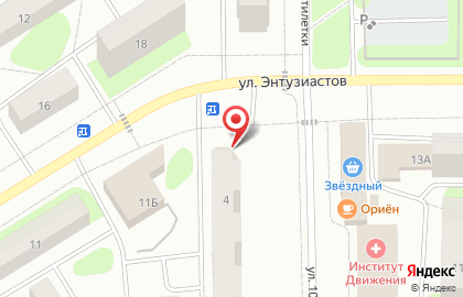 Продуктовый магазин Элита в Краснокамске на карте