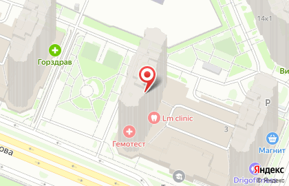 Салон штор в Санкт-Петербурге на карте