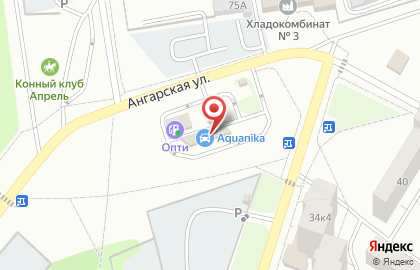 Автомойка самообслуживания Aquanika в Железнодорожном районе на карте