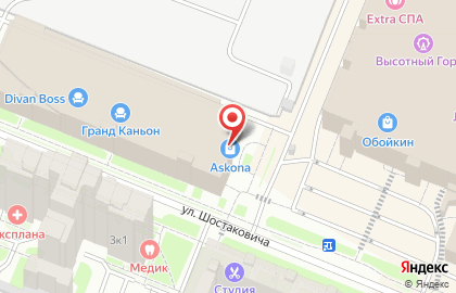 Салон премиальной бытовой техники Техномульт на метро Проспект Просвещения на карте