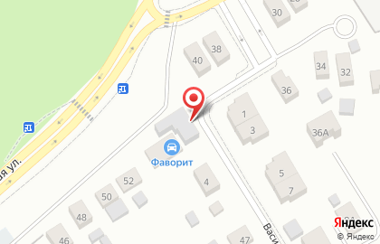 Автосервис Фаворит в Ханты-Мансийске на карте