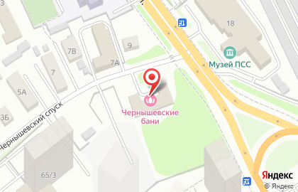 Салон эротического массажа Жара на Площади Гарина-Михайловского на карте
