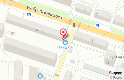 Продуктовый магазин в Кирове на карте