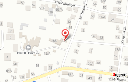 Массажный кабинет на улице Чехова на карте