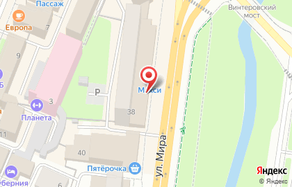 ООО Трейд Оптик на улице Мира на карте