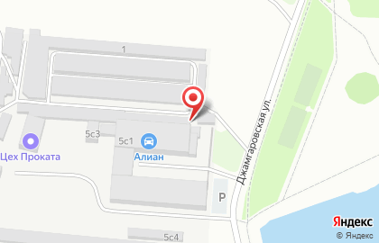 Автостоянка Мгса в Лосиноостровском районе на карте