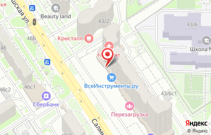 Интернет-гипермаркет товаров для строительства и ремонта ВсеИнструменты.ру на Салмышской улице на карте