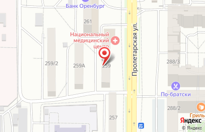 Элита на Пролетарской улице на карте