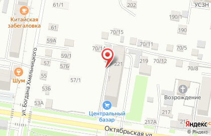 Строящиеся объекты Городок на Октябрьской улице на карте