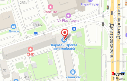 Салон оптики в Москве на карте