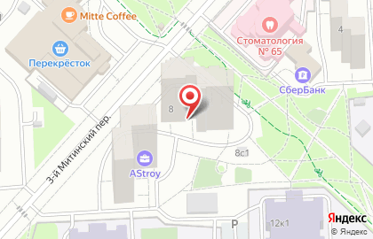 Салон красоты Династия на Митино на карте