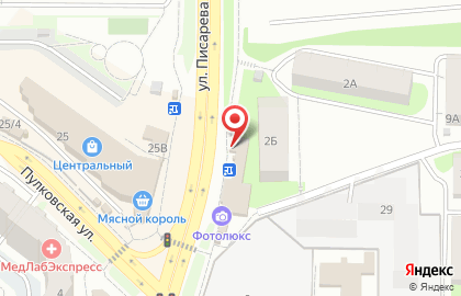 Магазин нижнего белья на ул. Писарева, 10а на карте