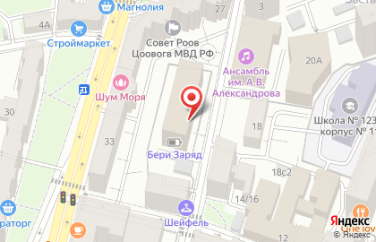 Бизнес-Недвижимость в Москве на карте