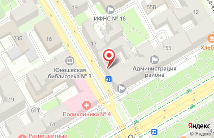 Служба курьерской доставки СберЛогистика в Василеостровском районе на карте