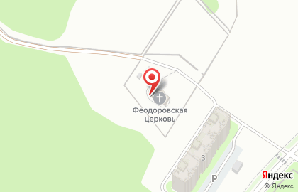 Храм в честь Феодоровской иконы Божией матери в Калуге на карте