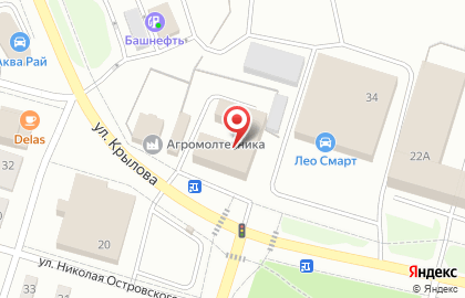 Магазин садовых товаров Все для дома и сада на улице Крылова на карте