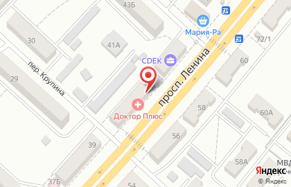 Магазин интимных товаров Соблазн на проспекте Ленина на карте
