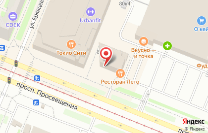 Ресторан домашней кухни Теремок на Гражданском проспекте на карте