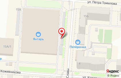 Павильон горячего питания в Челябинске на карте