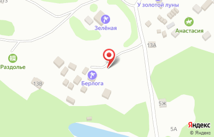 База отдыха Берлога на Катунской улице на карте