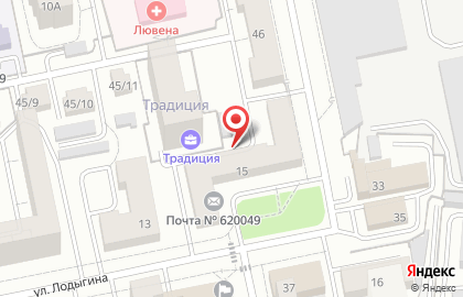 Общежитие в Кировском районе на карте
