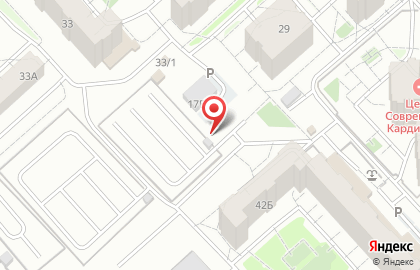 Автостоянка в Красноярске на карте
